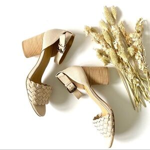 Splendid Taro Goat Leather Nude Ankle Heels